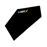 A black e-strapz branded side panel for the SB Thunder Mk2 electric bike.
